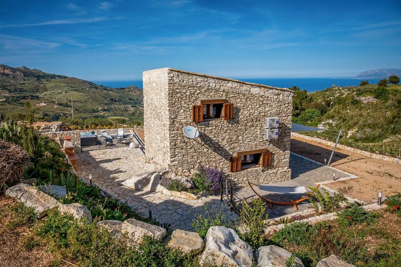 Villa Stone Walls With Jacuzzi Castellammare del Golfo Italy